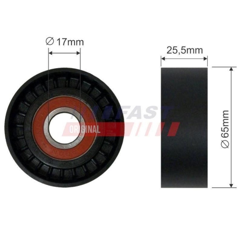Spannrolle Zahnriemen Fast FT44574 f&uuml;r Chrysler Citro&euml;n Fiat Ford Opel Chevrolet