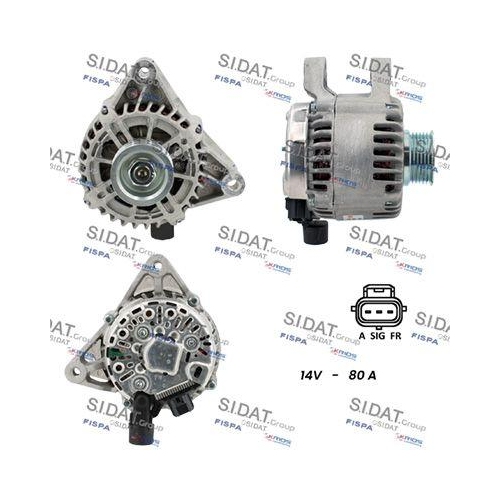 Generator Sidat A12VS0152 f&uuml;r Ford