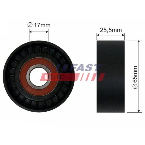 Spannrolle Zahnriemen Fast FT44536 f&uuml;r Citro&euml;n Fiat VW