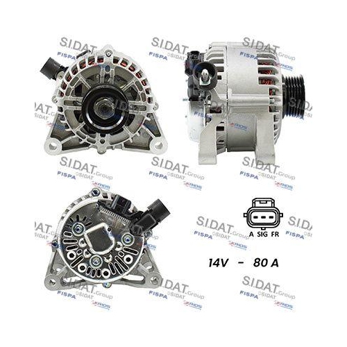 Generator Sidat A12VS0152A2 f&uuml;r Ford