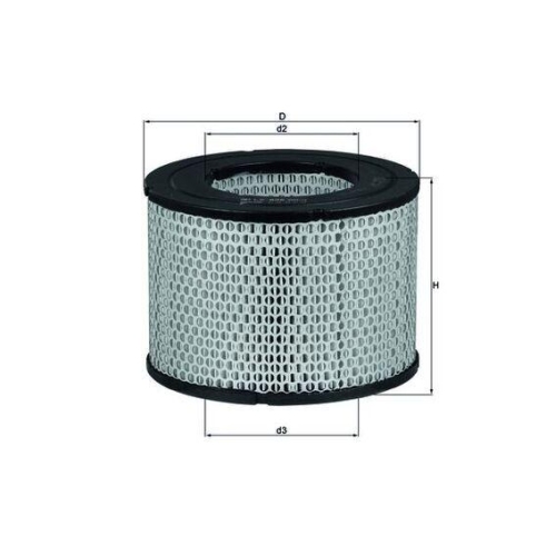 Luftfilter Mahle LX 606 f&uuml;r Audi Toyota VW Cupra