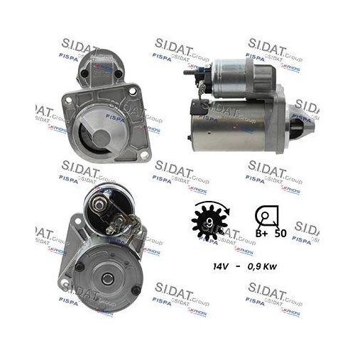 Starter Sidat S12VA0018 für Alfa Romeo Fiat Lancia Hitachi
