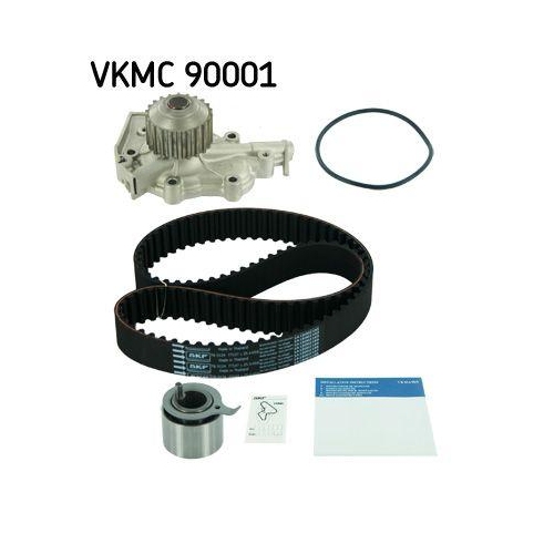 Wasserpumpe + Zahnriemensatz Skf VKMC 90001 f&uuml;r Mitsubishi Suzuki Chevrolet
