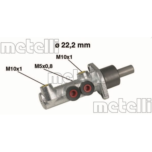 Hauptbremszylinder Metelli 05-0354 für Fiat