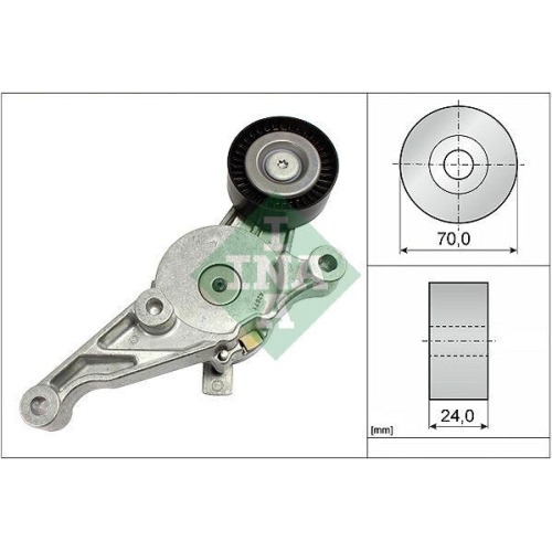 Riemenspanner Keilrippenriemen Schaeffler Ina 534 0151 10 f&uuml;r Audi Ford Seat VW