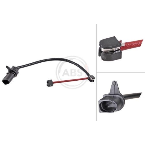 Warnkontakt Bremsbelagverschlei&szlig; A.b.s. 39775 f&uuml;r Audi Porsche Vag Hinterachse