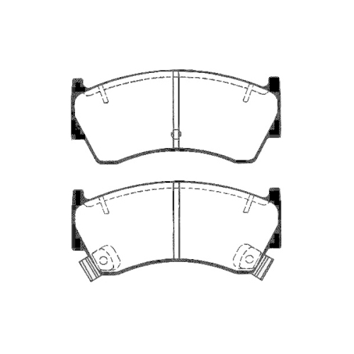 Brake Pad Set Disc Brake Raicam RA.0658.0 for Nissan