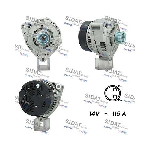 Generator Sidat A12BH0935A2 f&uuml;r Mercedes Benz Mercedes Benz Mercedes Benz