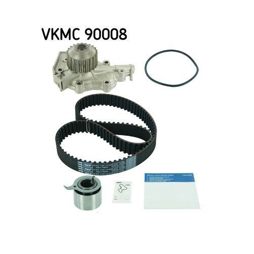 Wasserpumpe + Zahnriemensatz Skf VKMC 90008 f&uuml;r Mitsubishi Suzuki Chevrolet