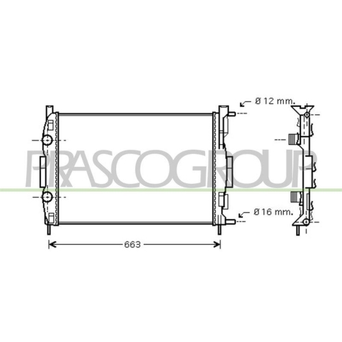 K&uuml;hler Motork&uuml;hlung Prasco RN032R007 Prascoselection f&uuml;r Renault