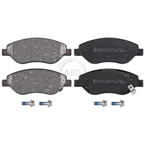 Bremsbelagsatz Scheibenbremse A.b.s. 35147 f&uuml;r Fiat Vorderachse