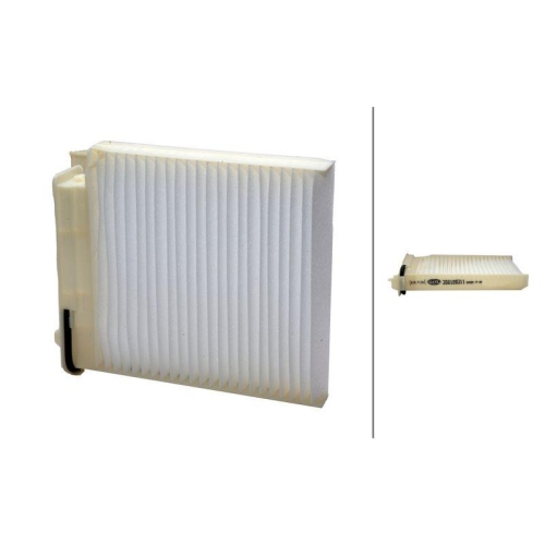 Filter Innenraumluft Hella 8ZC 366 120-311 f&uuml;r Ford Nissan Renault Dacia