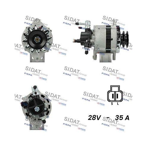 Generator Sidat A24HT0120A2 f&uuml;r Nissan Hitachi