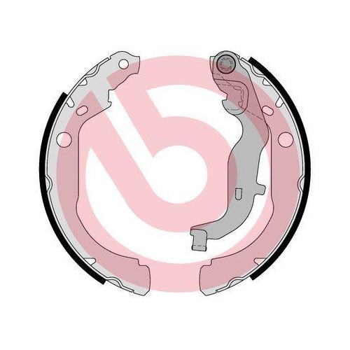 Bremsbackensatz Brembo S68549 Essential Line für Dacia Hinterachse