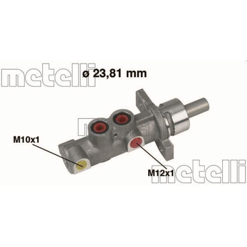 Hauptbremszylinder Metelli 05-0358 f&uuml;r Citro&euml;n Peugeot