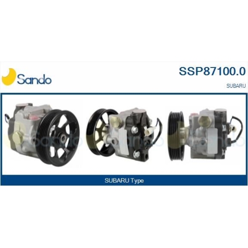 Hydraulikpumpe Lenkung Sando SSP87100.0 f&uuml;r Subaru