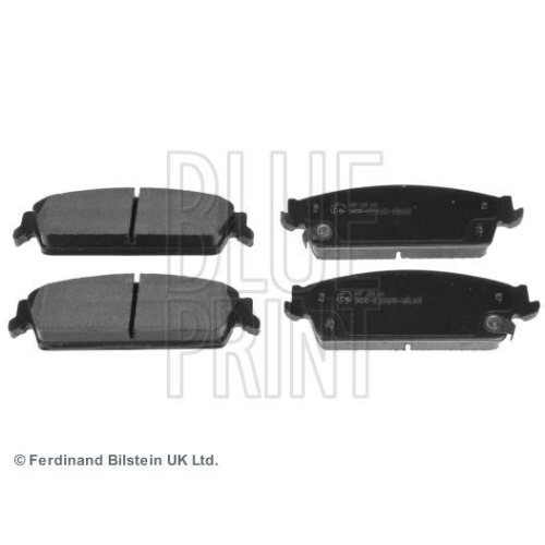 Bremsbelagsatz Scheibenbremse Blue Print ADA104251 f&uuml;r Cadillac Hinterachse