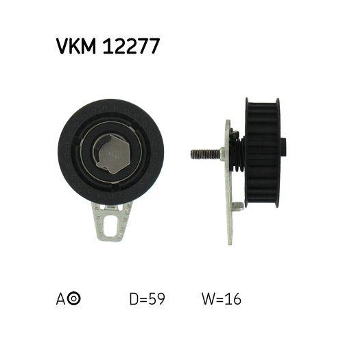 Spannrolle Zahnriemen Skf VKM 12277 für Alfa Romeo Fiat Lancia