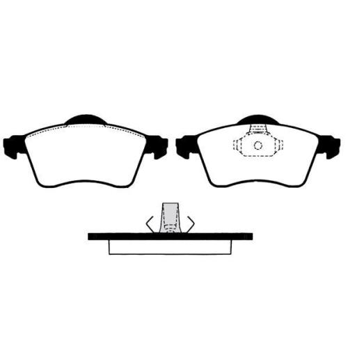 Brake Pad Set Disc Brake Raicam RA.0669.0 for VW