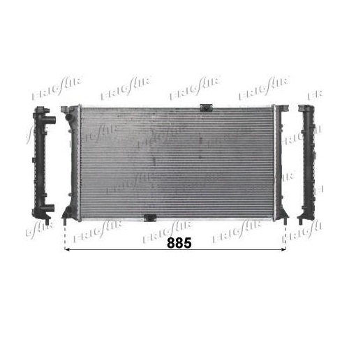 K&uuml;hler Motork&uuml;hlung Frigair 0209.2032 f&uuml;r Nissan Renault General Motors
