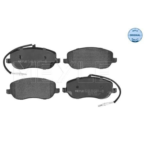 Bremsbelagsatz Scheibenbremse Meyle 0252026119W Meyle-original: True To Oe. f&uuml;r