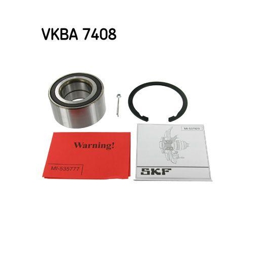 Radlagersatz Skf VKBA 7408 f&uuml;r Dodge Lancia Mitsubishi Peugeot Jeep Vorderachse