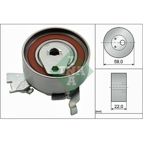 Spannrolle Zahnriemen Schaeffler Ina 531 0273 30 für Fiat Opel Vauxhall Daewoo