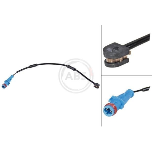 Warnkontakt Bremsbelagverschlei&szlig; A.b.s. 39619 f&uuml;r Opel Vauxhall Vorderachse