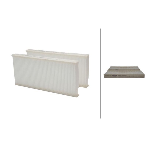 Filter Innenraumluft Hella 8ZC 366 120-421 f&uuml;r Mercedes Benz Mercedes Benz Opel