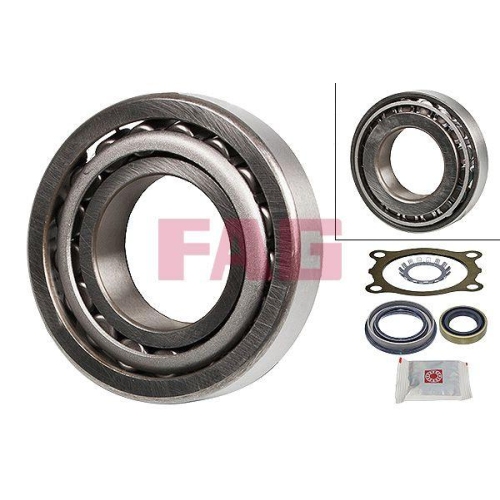Radlagersatz Schaeffler Fag 713 6134 10 f&uuml;r Nissan Hinterachse