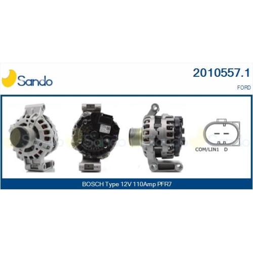 Generator Sando 2010557.1 f&uuml;r Ford