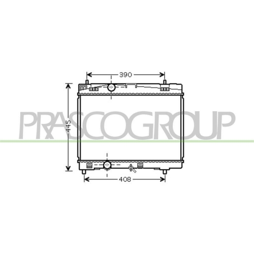 K&uuml;hler Motork&uuml;hlung Prasco TY325R001 Prascoselection f&uuml;r Toyota