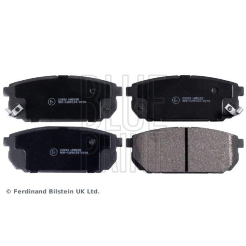 Bremsbelagsatz Scheibenbremse Blue Print ADG04259 f&uuml;r Kia Hinterachse