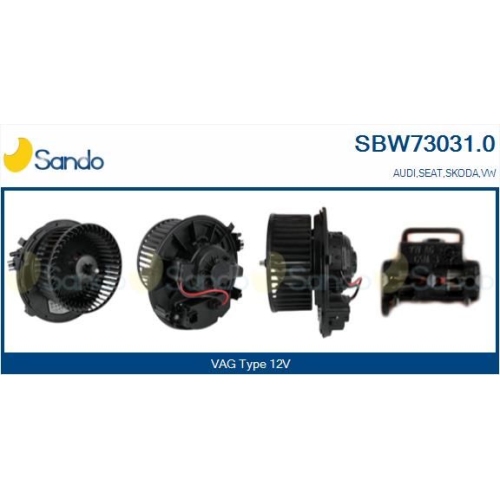 Innenraumgebl&auml;se Sando SBW73031.0 f&uuml;r Vag F&uuml;r Fahrzeuge Mit Klimaanlage