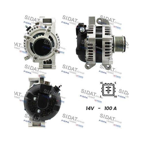 Generator Sidat A12DE0178A2 f&uuml;r Toyota