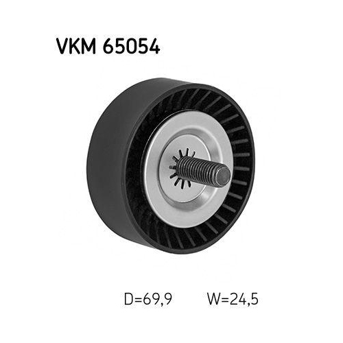 Umlenk /f&uuml;hrungsrolle Keilrippenriemen Skf VKM 65054 f&uuml;r Chrysler Citro&euml;n Fiat