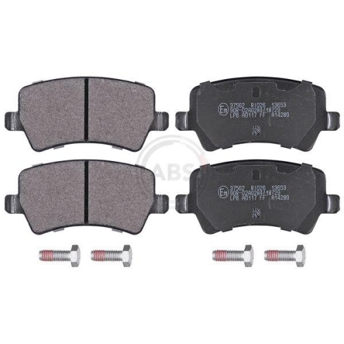 Bremsbelagsatz Scheibenbremse A.b.s. 37562 f&uuml;r Ford Volvo Land Rover Hinterachse