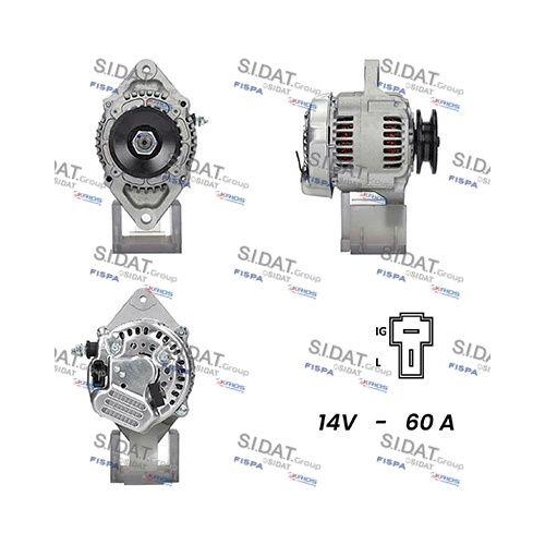 Generator Sidat A12DE0201A2 f&uuml;r Kubota Yanmar