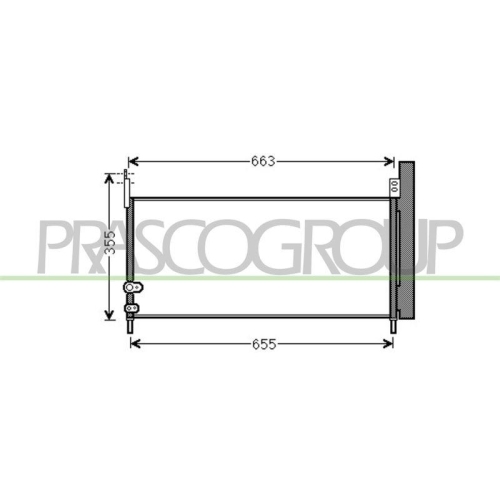 Kondensator Klimaanlage Prasco TY352C001 Prascoselection f&uuml;r Toyota