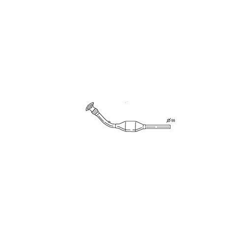Katalysator Sigam 10134 f&uuml;r Seat VW Audi Skoda Vorne