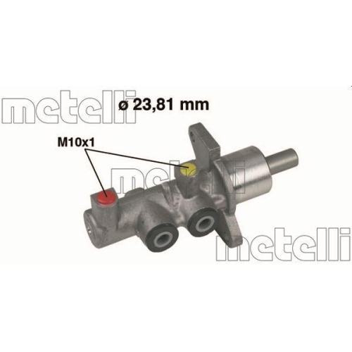 Hauptbremszylinder Metelli 05-0379 für Opel