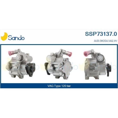 Hydraulikpumpe Lenkung Sando SSP73137.0 f&uuml;r Vag