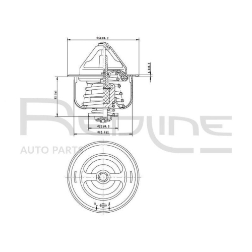 Thermostat K&uuml;hlmittel Red-line 55IZ000 f&uuml;r Isuzu