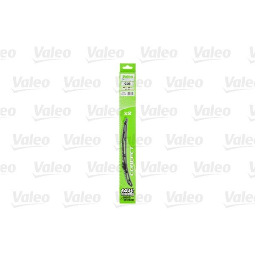 Wischblatt Valeo 576002 Compact für Beidseitig Hinten Vorne