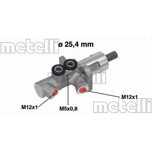 Hauptbremszylinder Metelli 05-0613 f&uuml;r Audi Seat Skoda VW