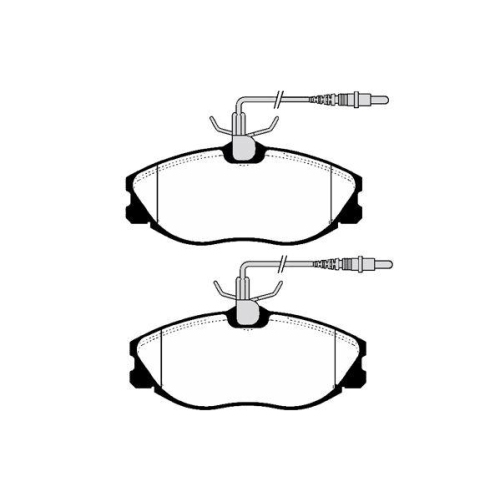 Brake Pad Set Disc Brake Raicam RA.0622.0 for Citro&euml;n Peugeot