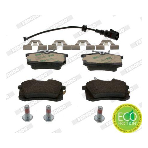 Bremsbelagsatz Scheibenbremse Ferodo FDB1645 Premier Eco Friction f&uuml;r Audi Seat