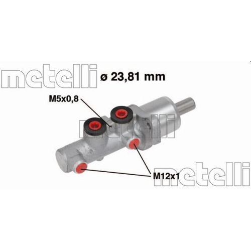 Hauptbremszylinder Metelli 05-0668 f&uuml;r Mercedes Benz Mercedes Benz Mercedes Benz