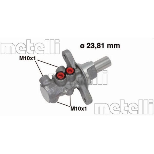 Hauptbremszylinder Metelli 05-0678 für Fiat