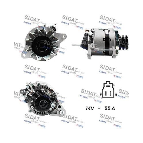 Generator Sidat A12DE0374A2 f&uuml;r Audi Seat Skoda Toyota VW Vag